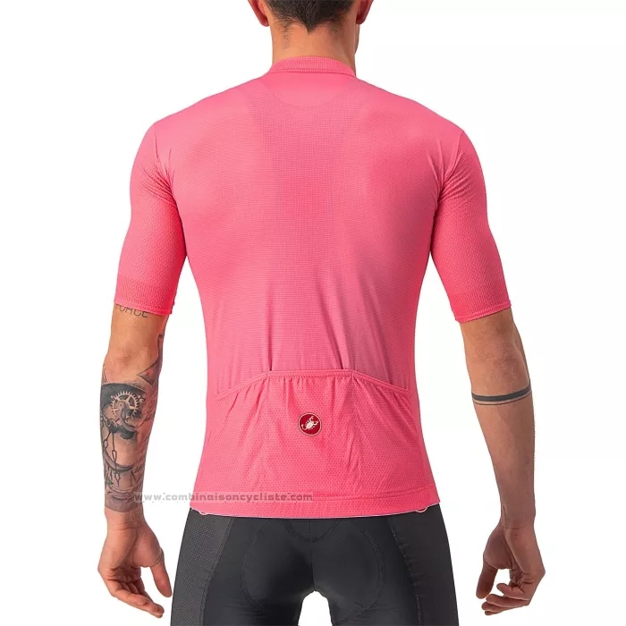 2022 Maillot Cyclisme Giro D'italie Lumiere Rose Manches Courtes et Cuissard